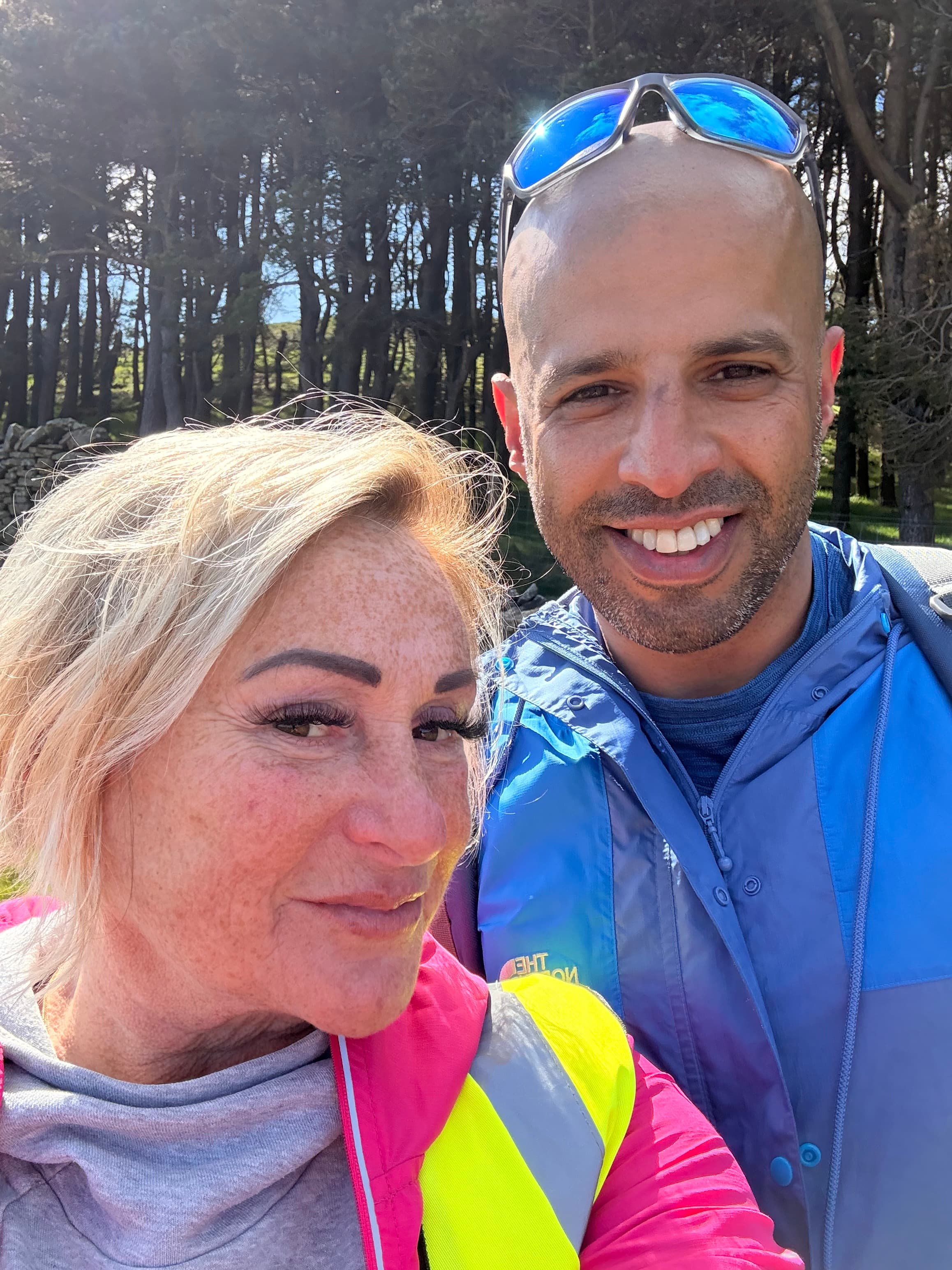 A moment from a Hike2Heal walk