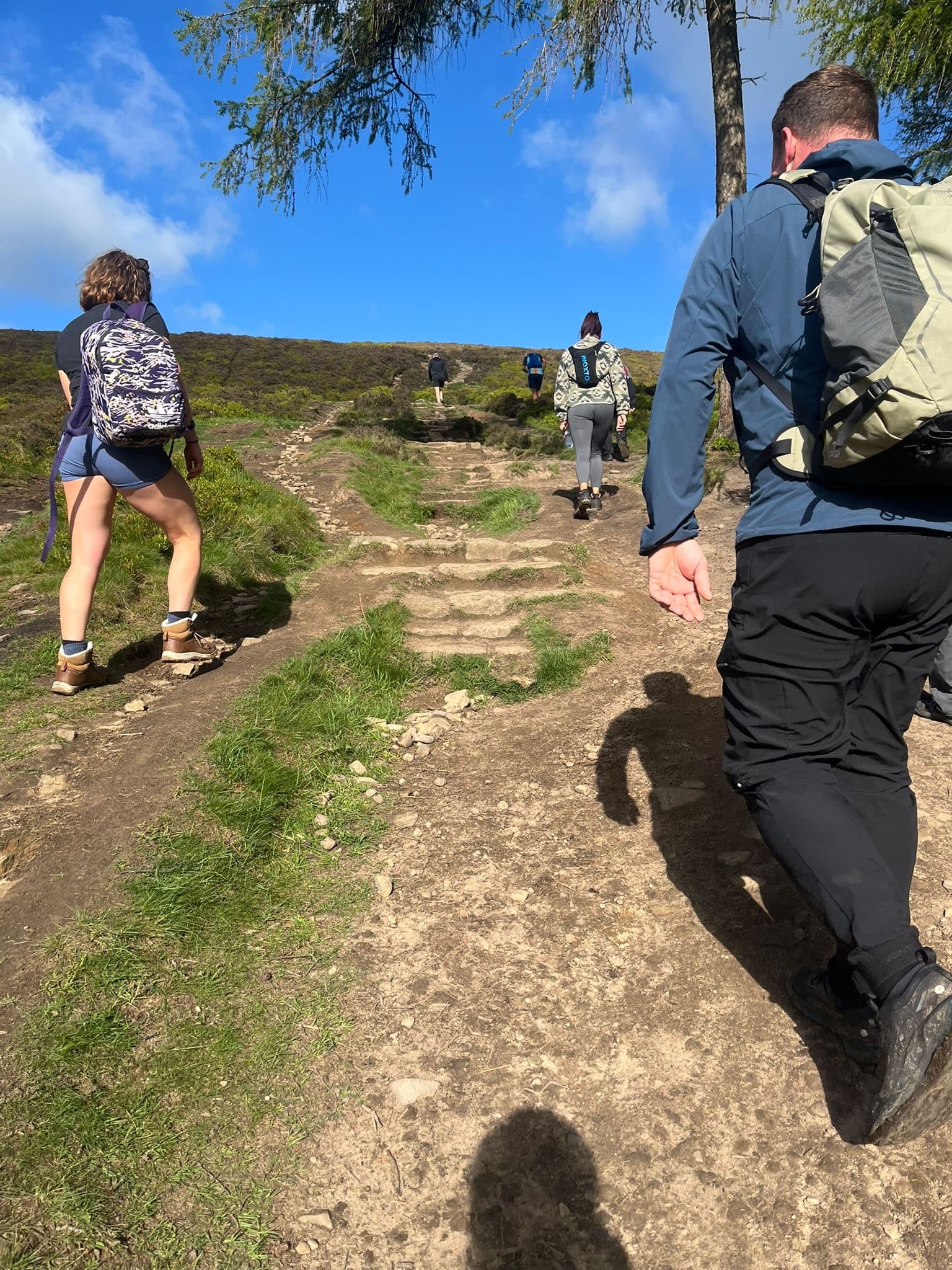 A moment from a Hike2Heal walk