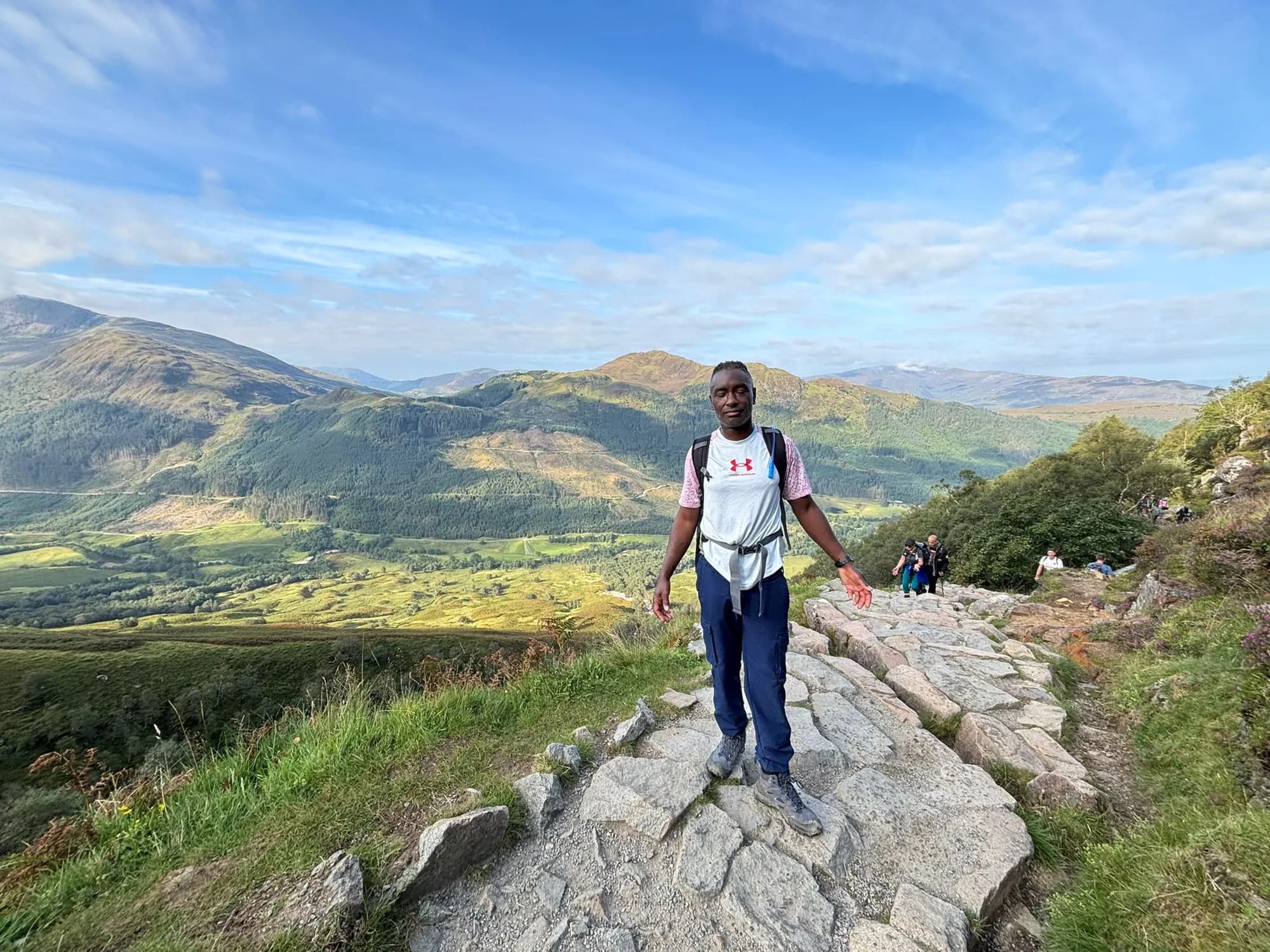 Hike2Heal on Ben Nevis, 2025 — a moment from the climb