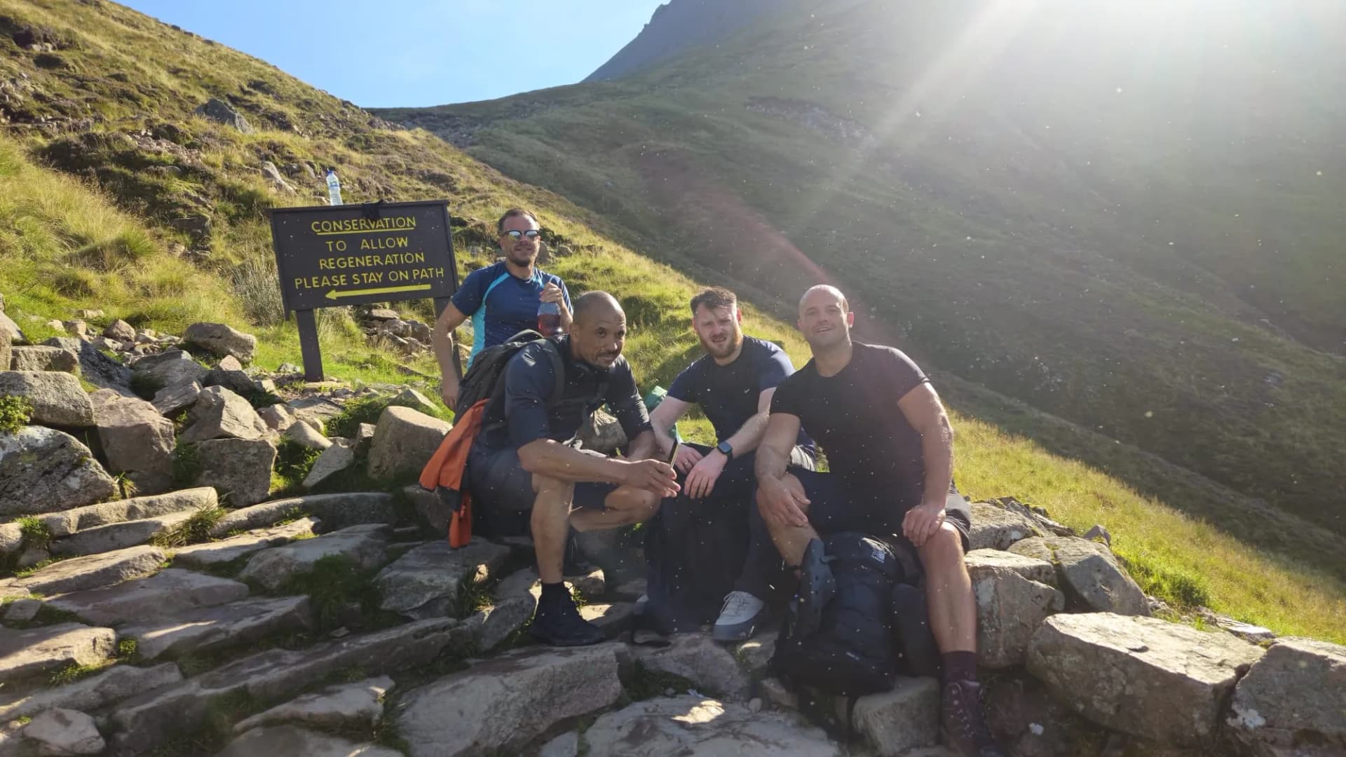 Hike2Heal on Ben Nevis, 2025 — a moment from the climb