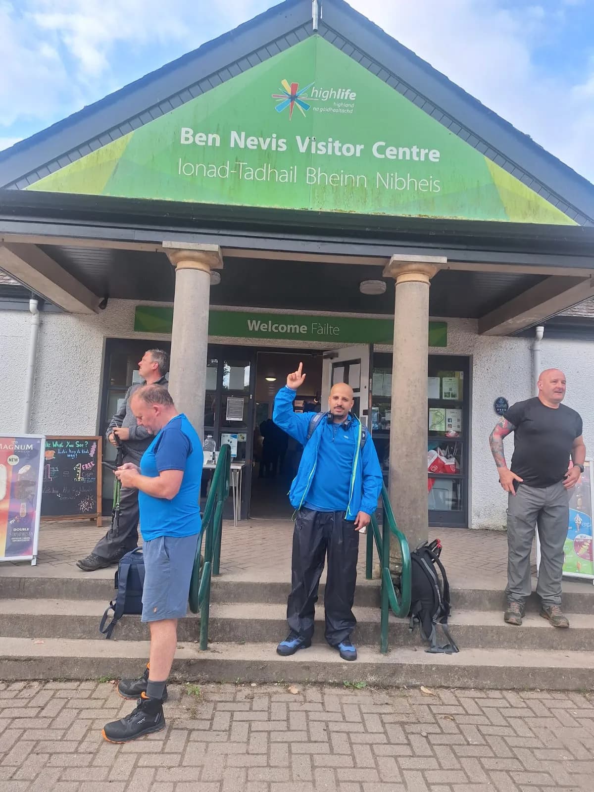 Hike2Heal on Ben Nevis, 2025 — a moment from the climb