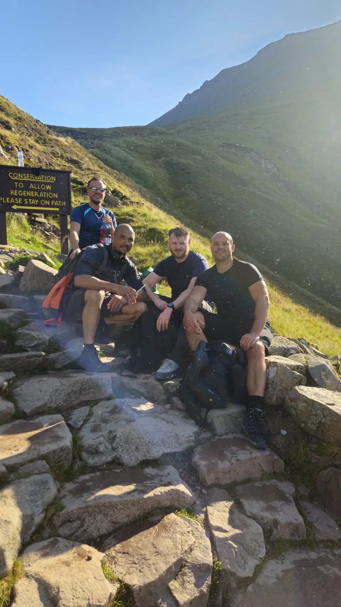 Hike2Heal on Ben Nevis, 2025 — a moment from the climb