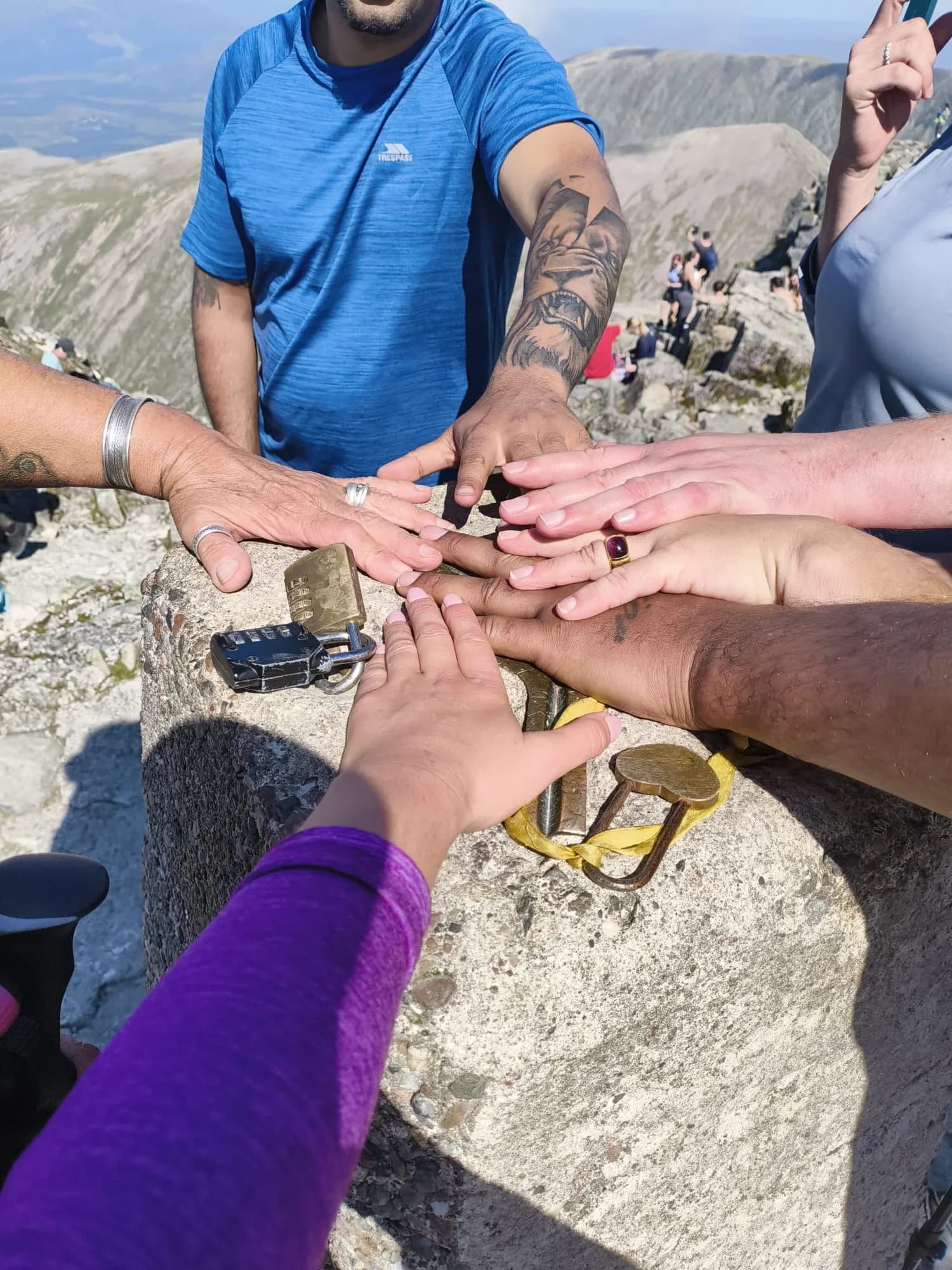 Hike2Heal on Ben Nevis, 2025 — a moment from the climb