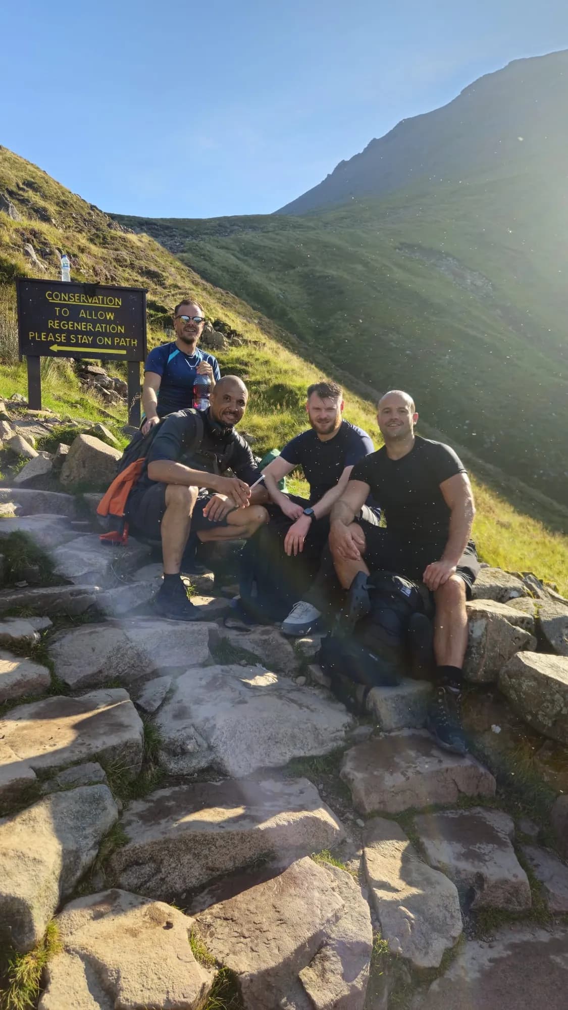 Hike2Heal on Ben Nevis, 2025 — a moment from the climb