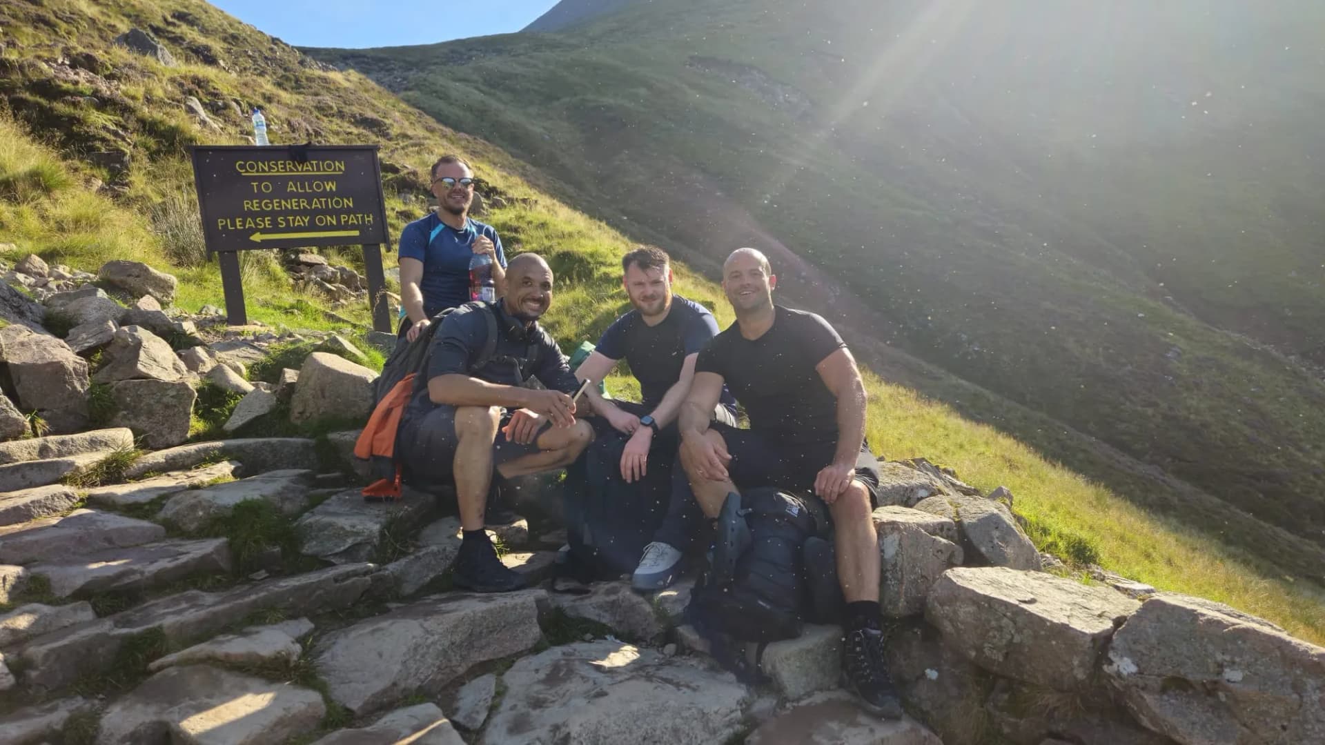 Hike2Heal on Ben Nevis, 2025 — a moment from the climb