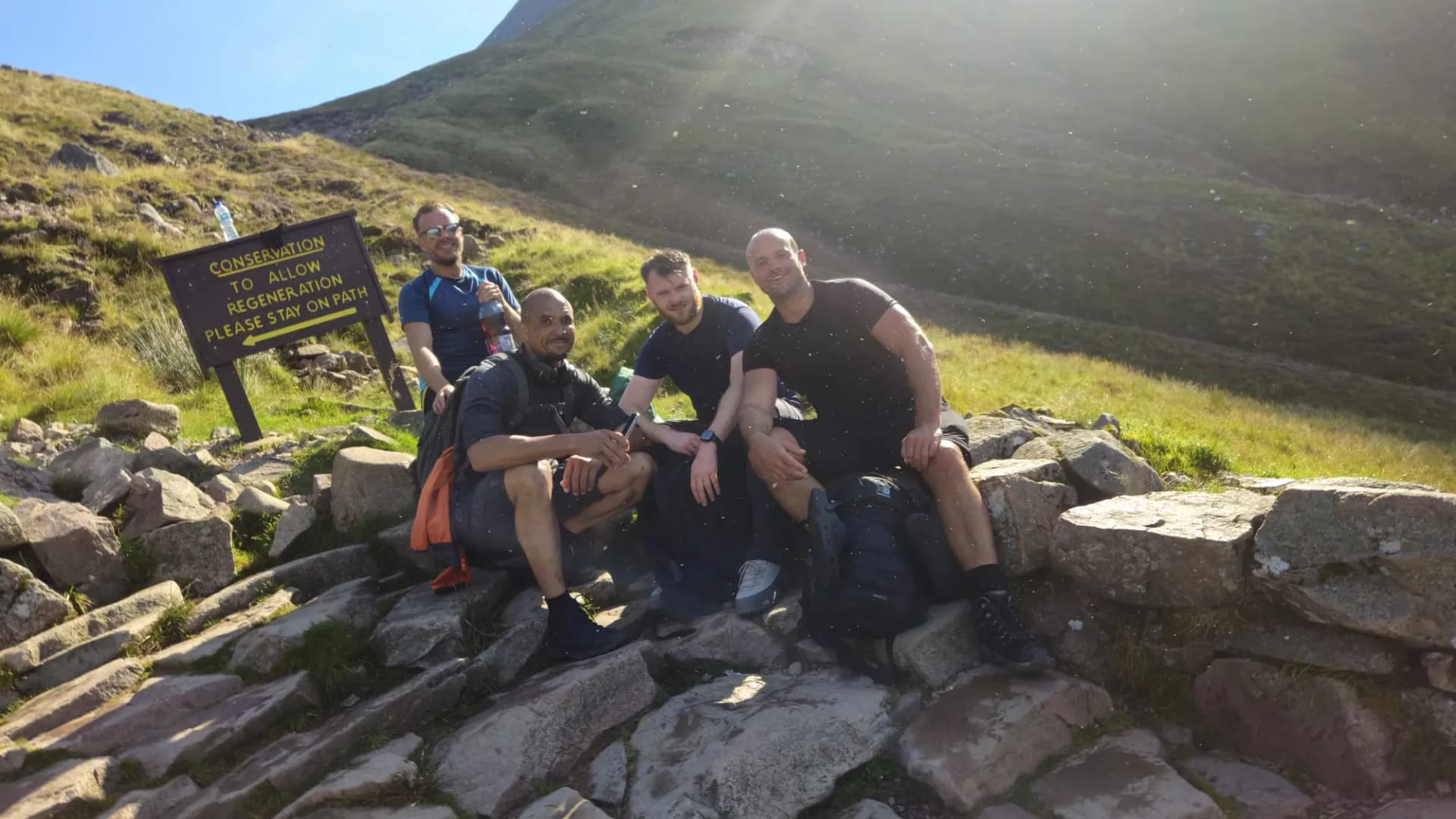 Hike2Heal on Ben Nevis, 2025 — a moment from the climb