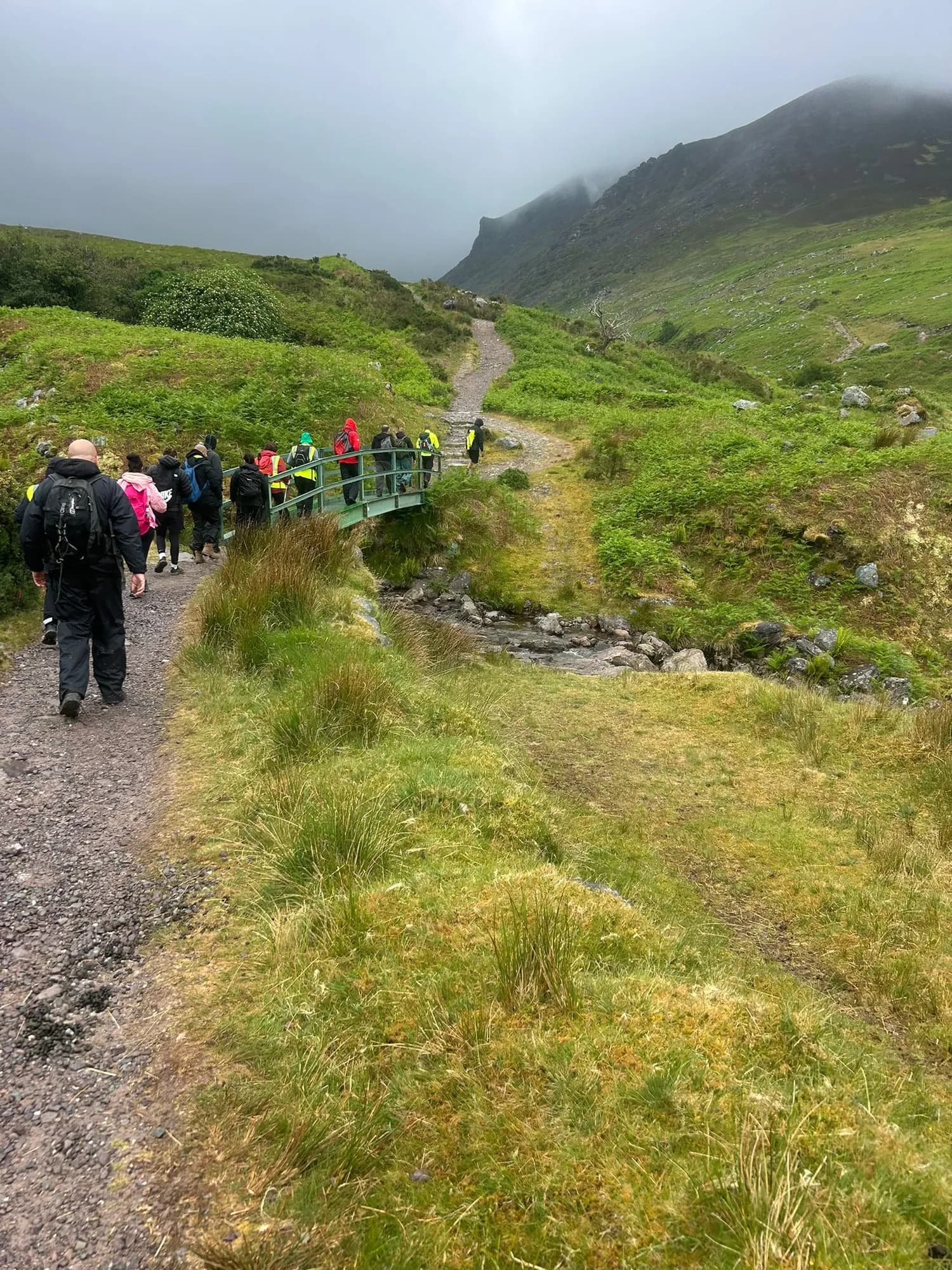 A moment from a Hike2Heal walk
