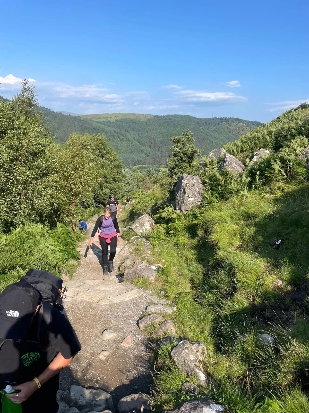 A moment from a Hike2Heal walk