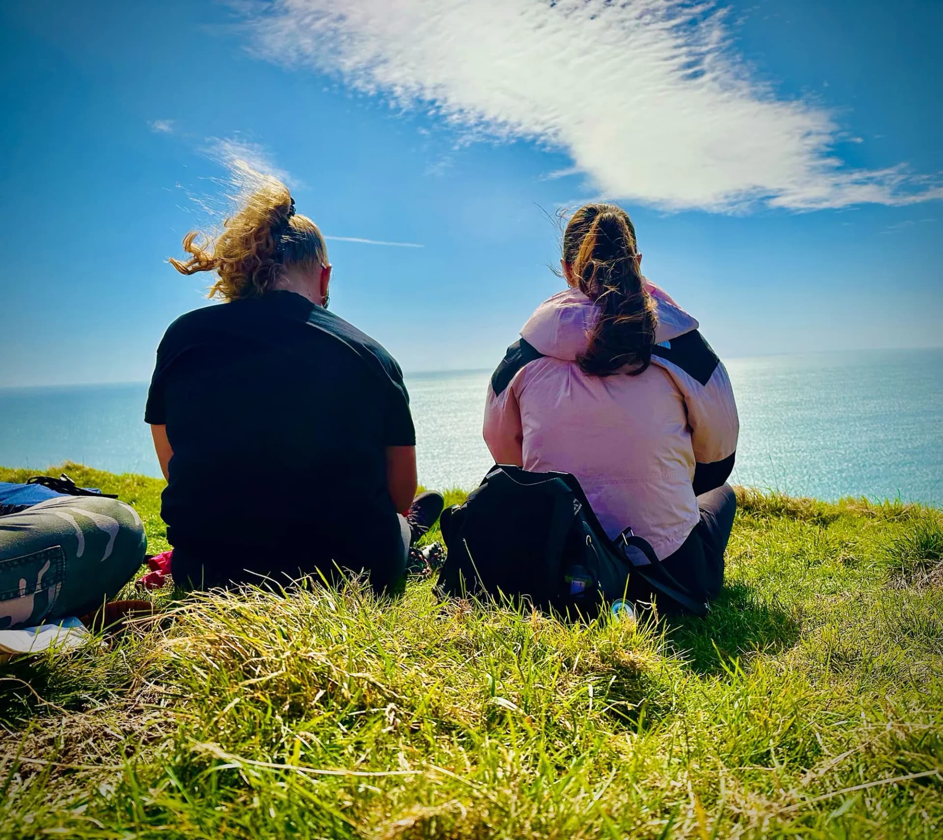A moment from a Hike2Heal walk