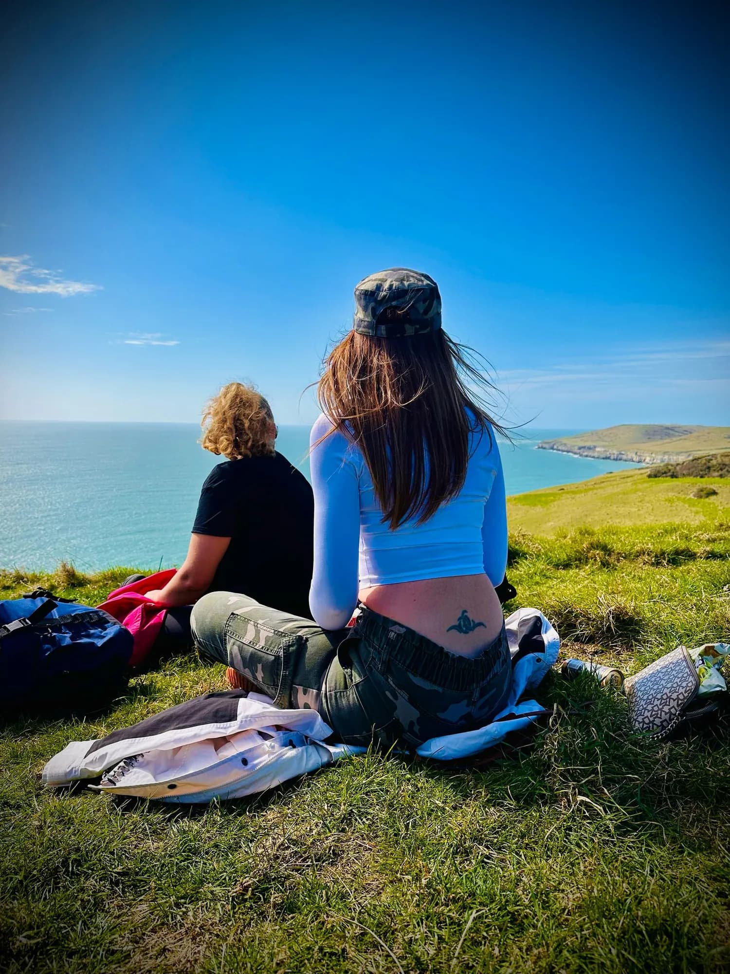 A moment from a Hike2Heal walk