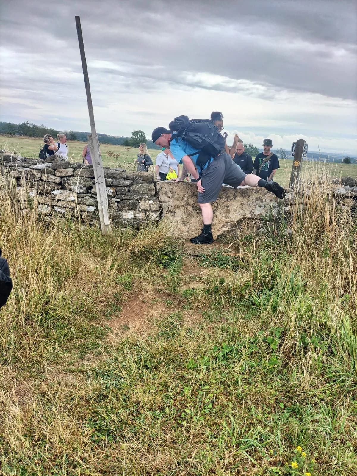 A moment from a Hike2Heal walk