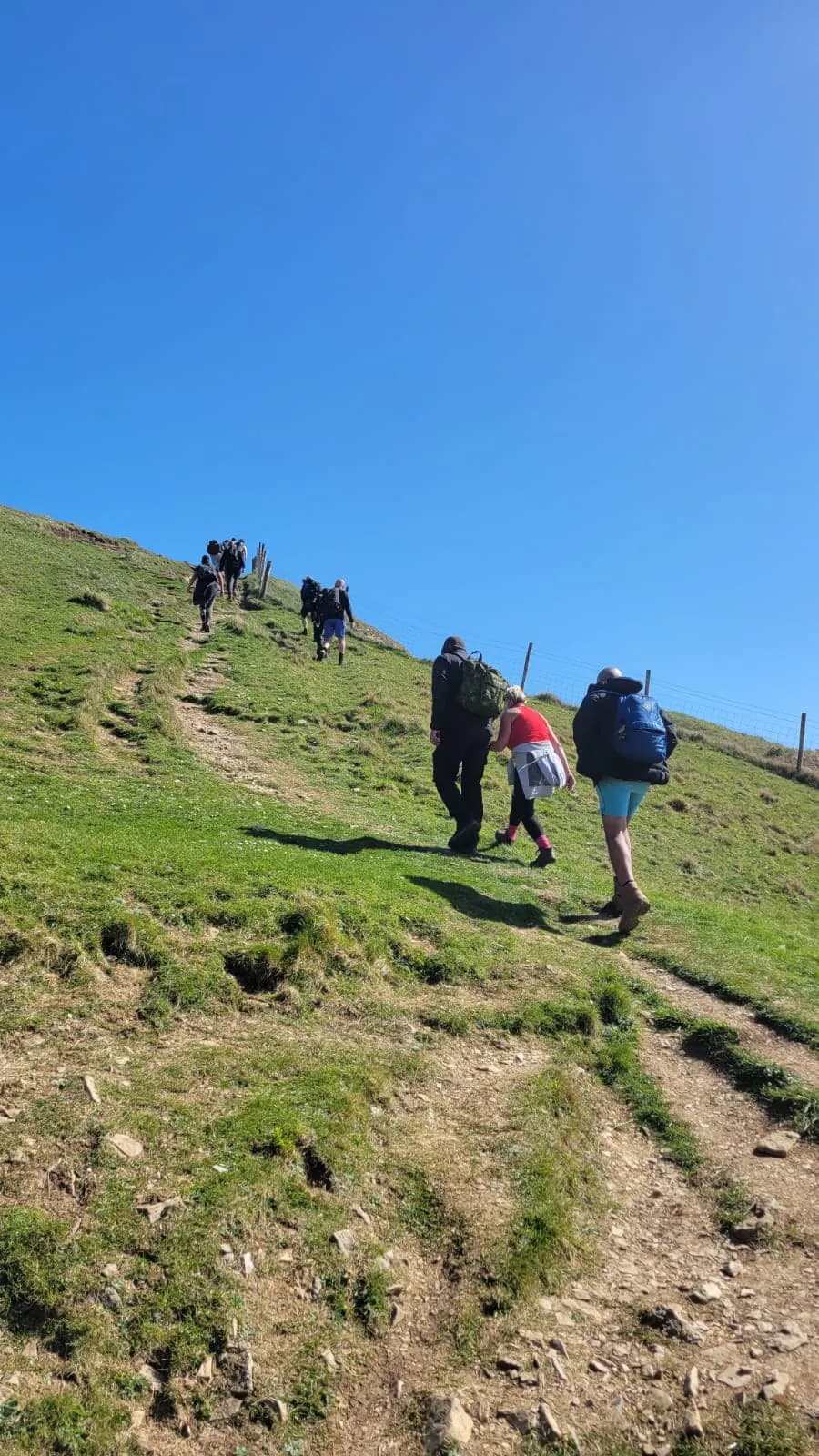 A moment from a Hike2Heal walk