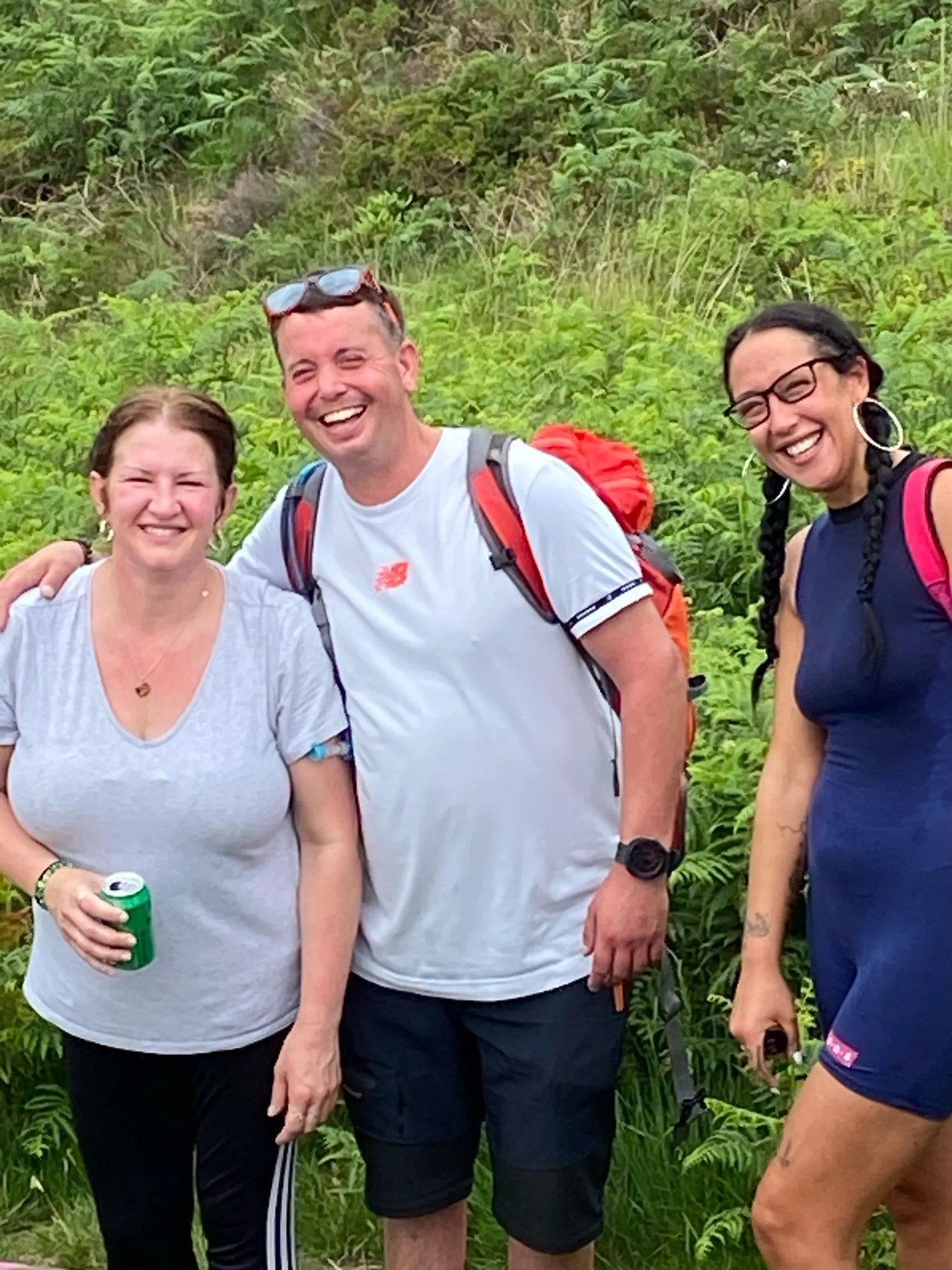 A moment from a Hike2Heal walk