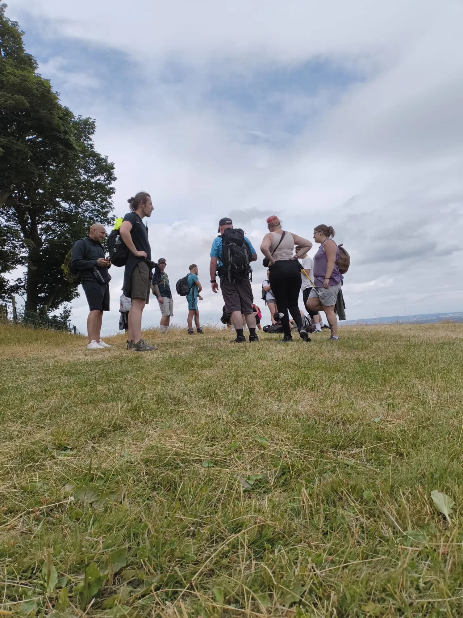 A moment from a Hike2Heal walk